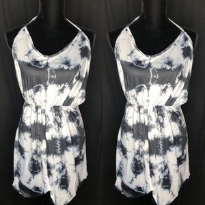 SHEIN Backless Halter Romper sz XL